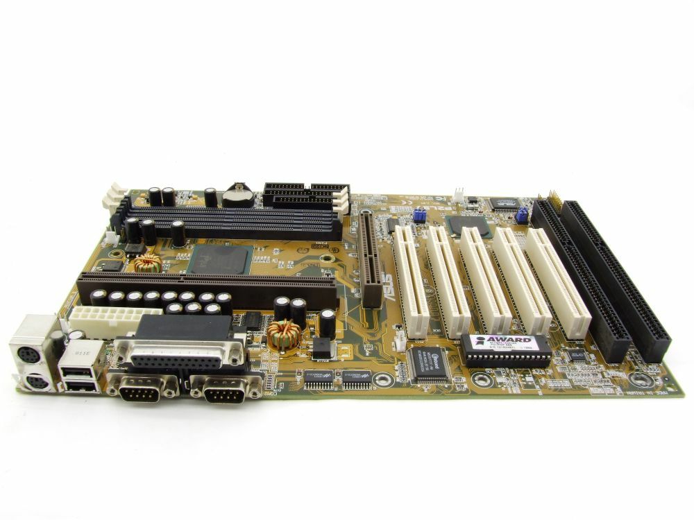 ASUS P2L97 ATX Retro Computer Vintage Desktop PC Motherboard Intel Socket Slot 1