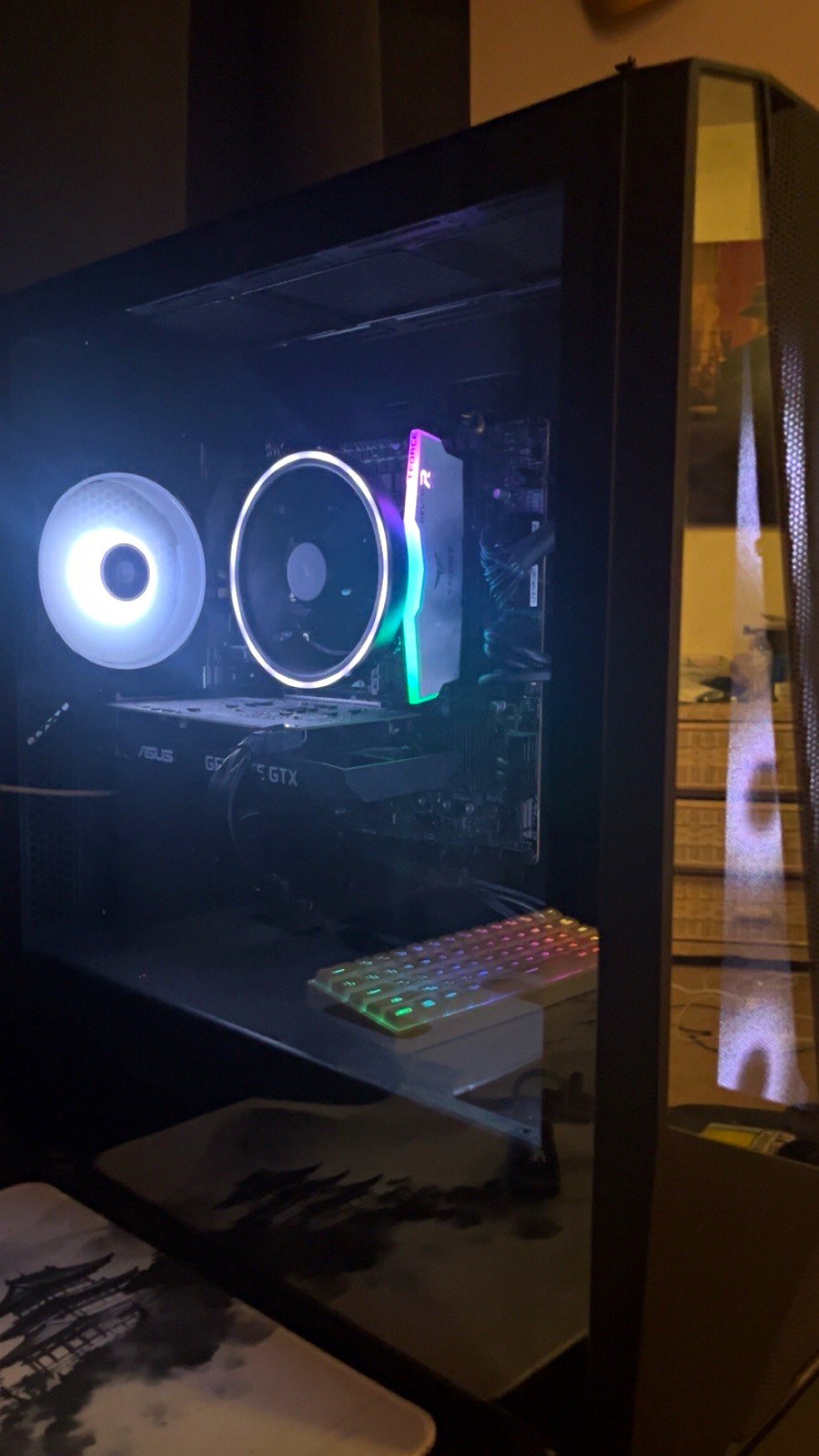 Custom iBuyPower/Whitebox Custom Gaming PC Tower Desktop, Black RGB Lighting