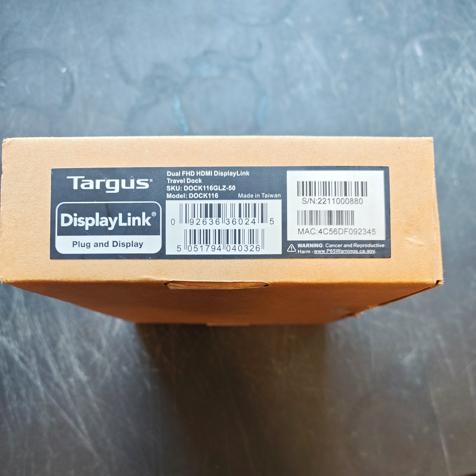 Targus DisplayLink Dual FHD HDMI Travel Docking Station DOCK116 / DSU150