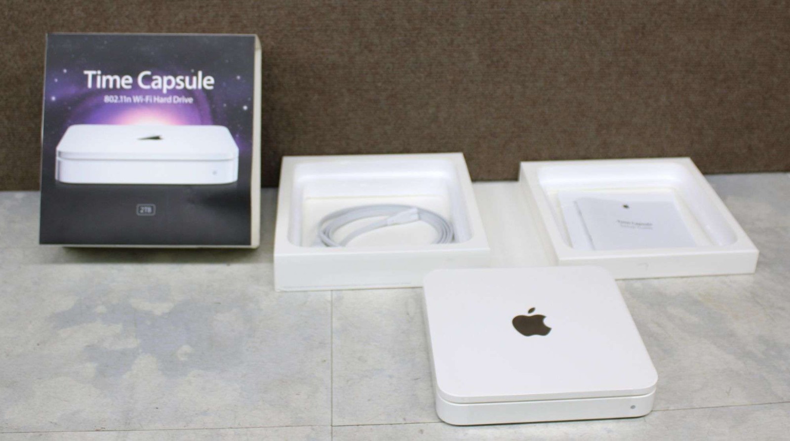 Apple Time Capsule 2TB 802.11n Wi‑Fi Router w/ Built‑In HDD USB, A1355 MC344LL/A