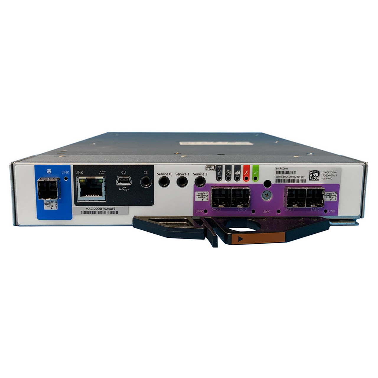 Storage array controller Dell ME4012/4024/4084 8GB 4xSFF-8644 12Gb SAS FXGPW
