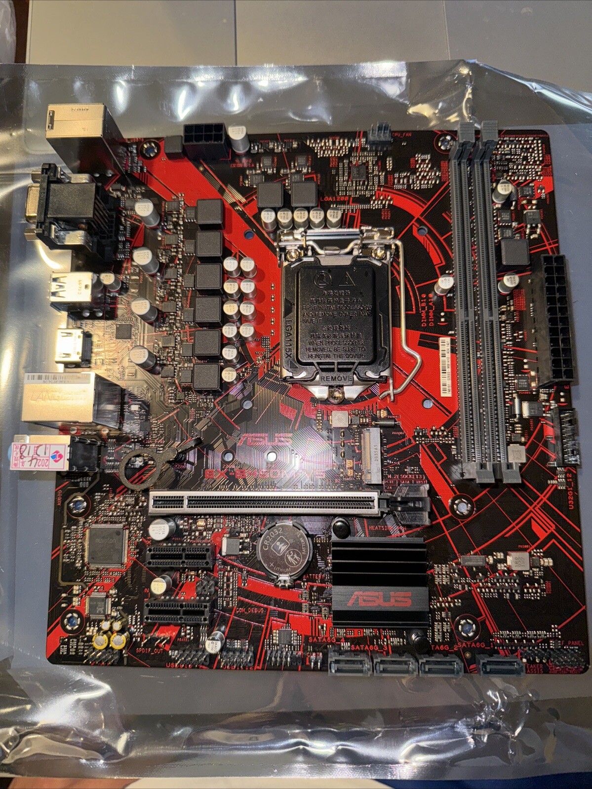 ASUS EX-B460M-V5 Motherboard LGA 1200 Chipset Intel 10th Gen B460 DDR4 VGA HDMI