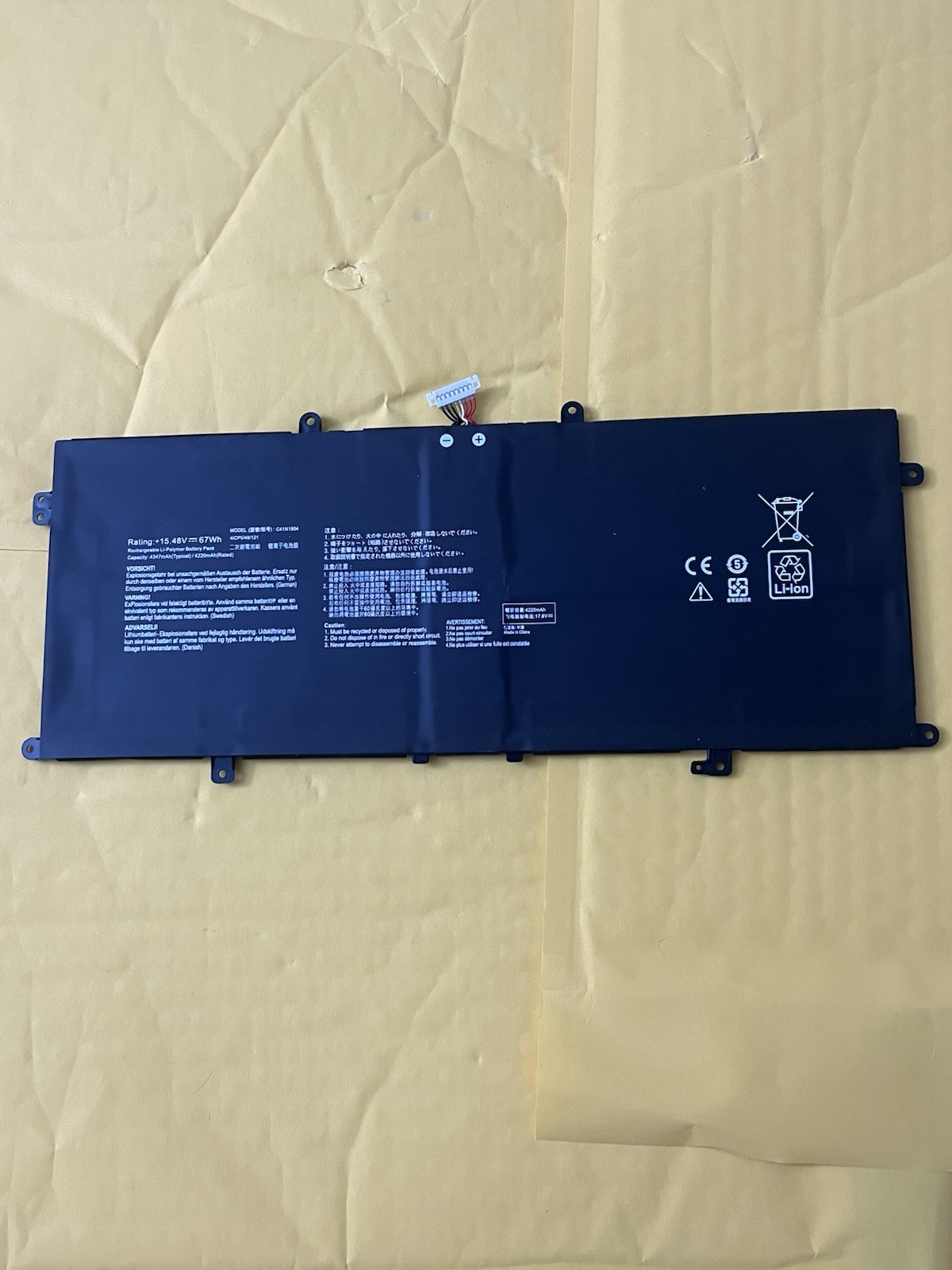 Genuine Asus C41N1804 Battery for ZenBook Pro 14 UX480 UX450FD 15.48V 67Wh