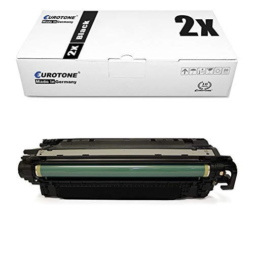 Eurotone 2x Black Laser Toner Cartridge Compatible With HP CE270A