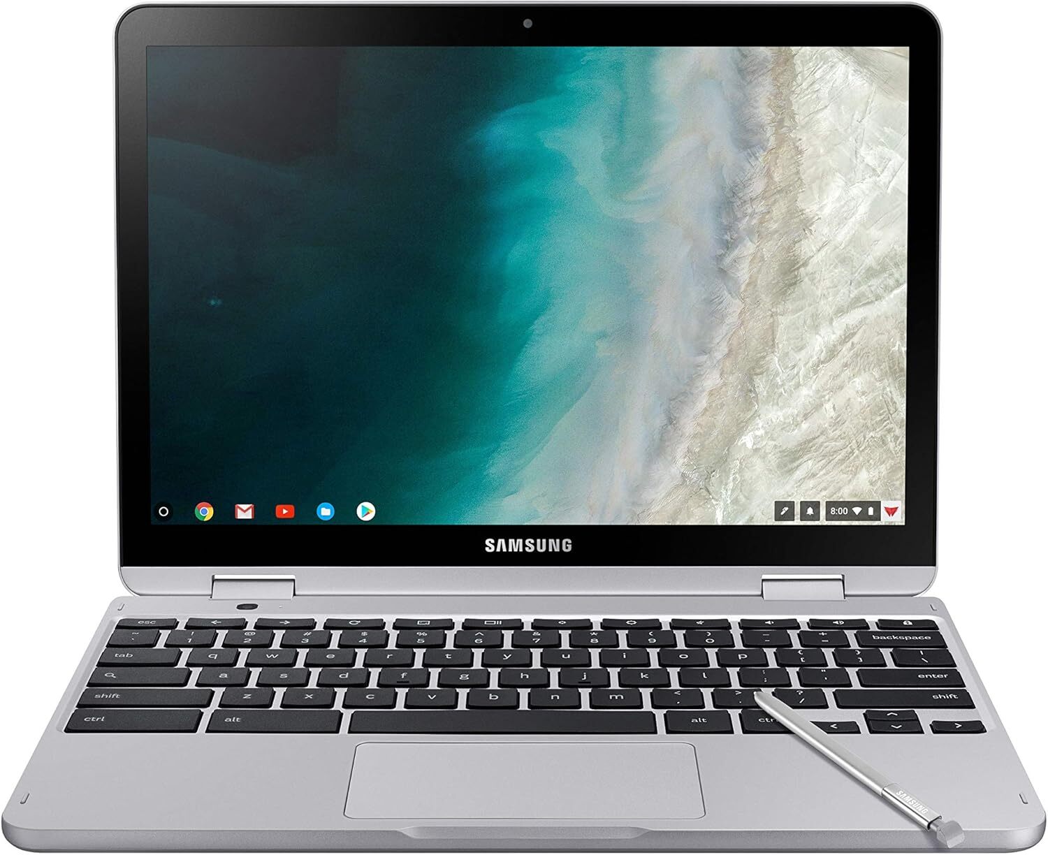 SAMSUNG Chromebook Plus V2 12.2" FHD 2-in-1 Touch Laptop Intel Celeron 3965Y