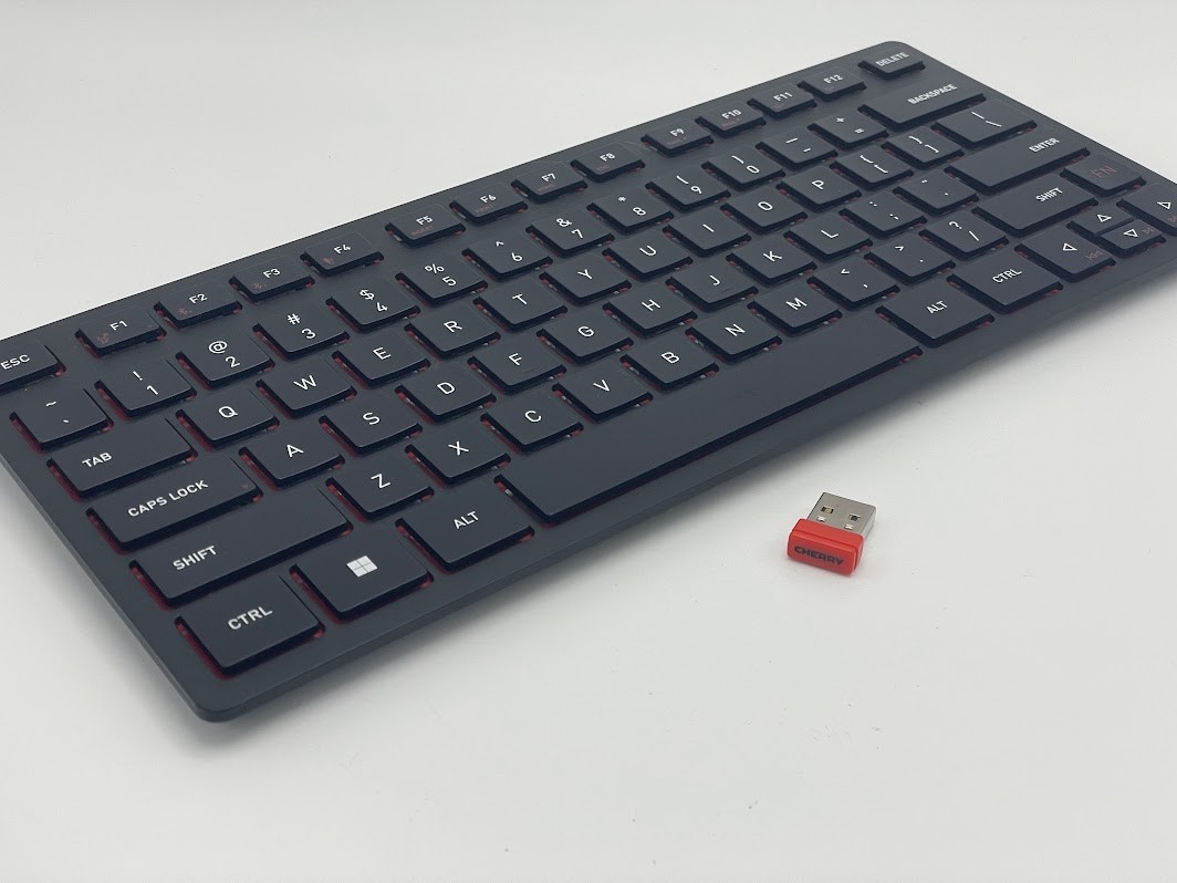 Cherry KW 9200 Mini Wireless Rechargable Compact Keyboard - TESTED