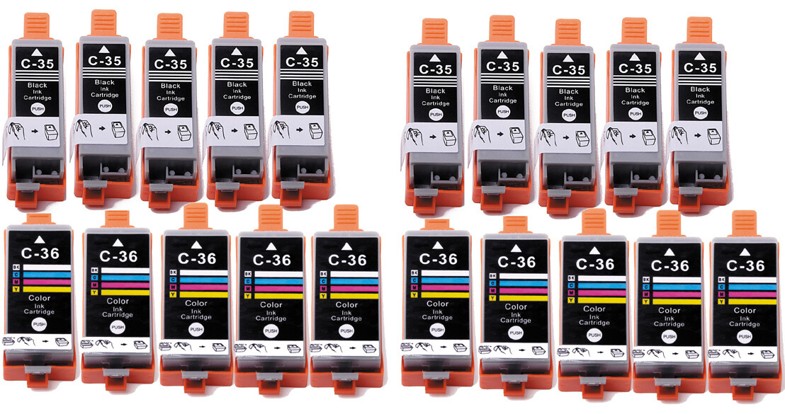 20PK Custom Ink Set (See Description for Details)