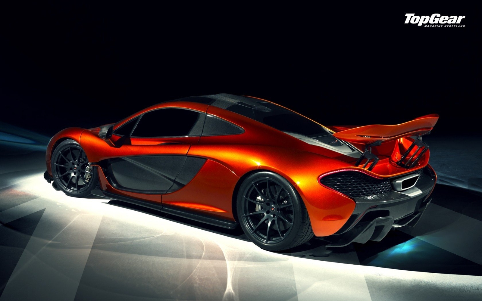 Cars top gear mclaren Desk Mat Stitched