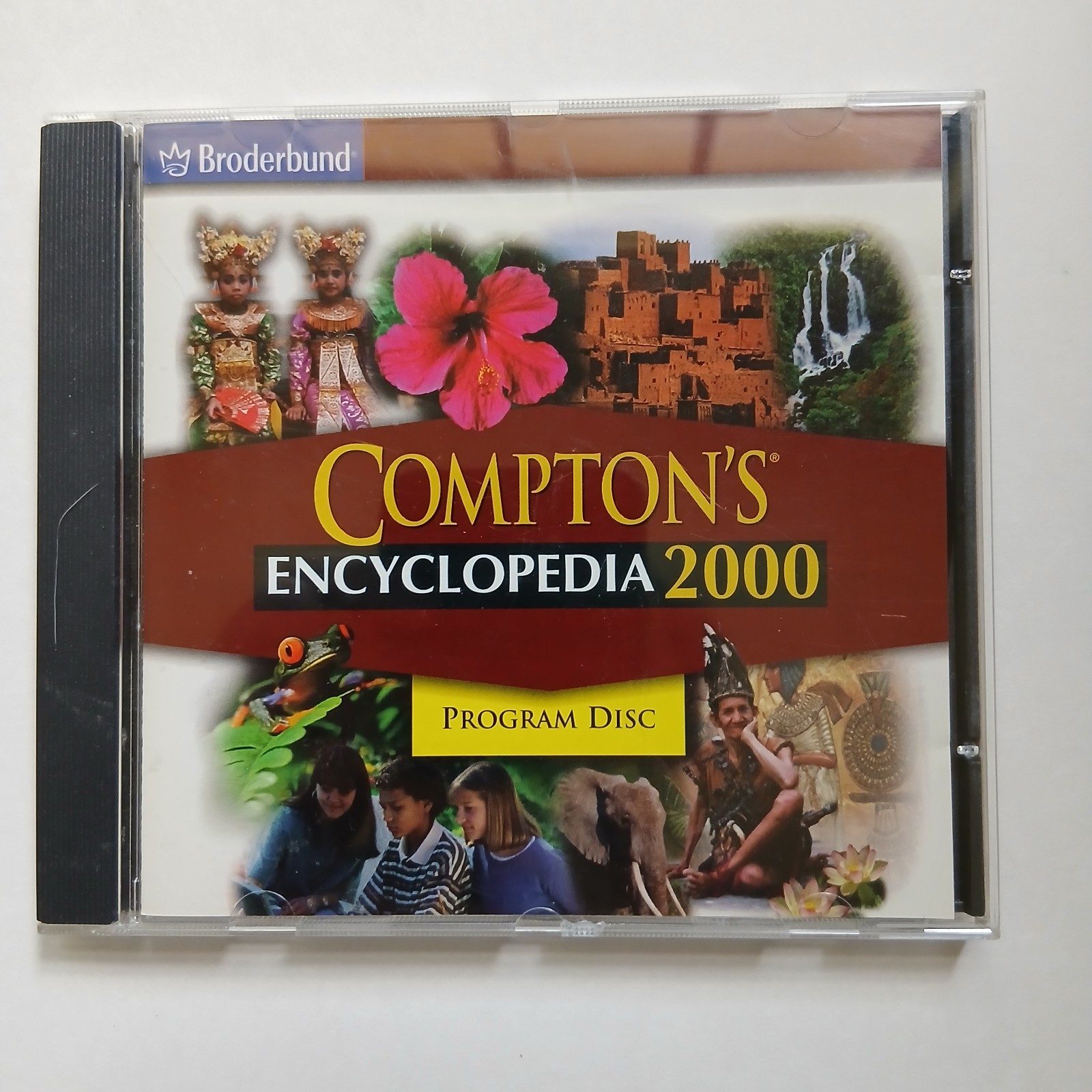 Compton's Encyclopedia 2000 PC Windows CD-ROM Reference Education
