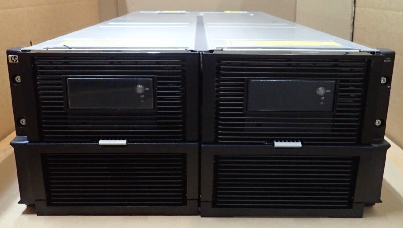 HP D6000 70-Bay 70x 8TB HDD 5U Disk Enclosure + Dual 6G SAS I/O Modules - QQ695A