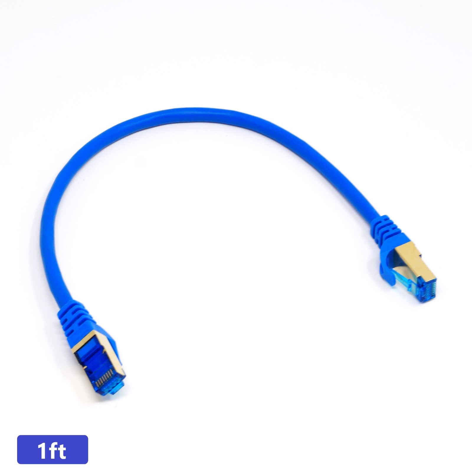 CAT 7 High-Speed Ethernet Cable - Blue, Round