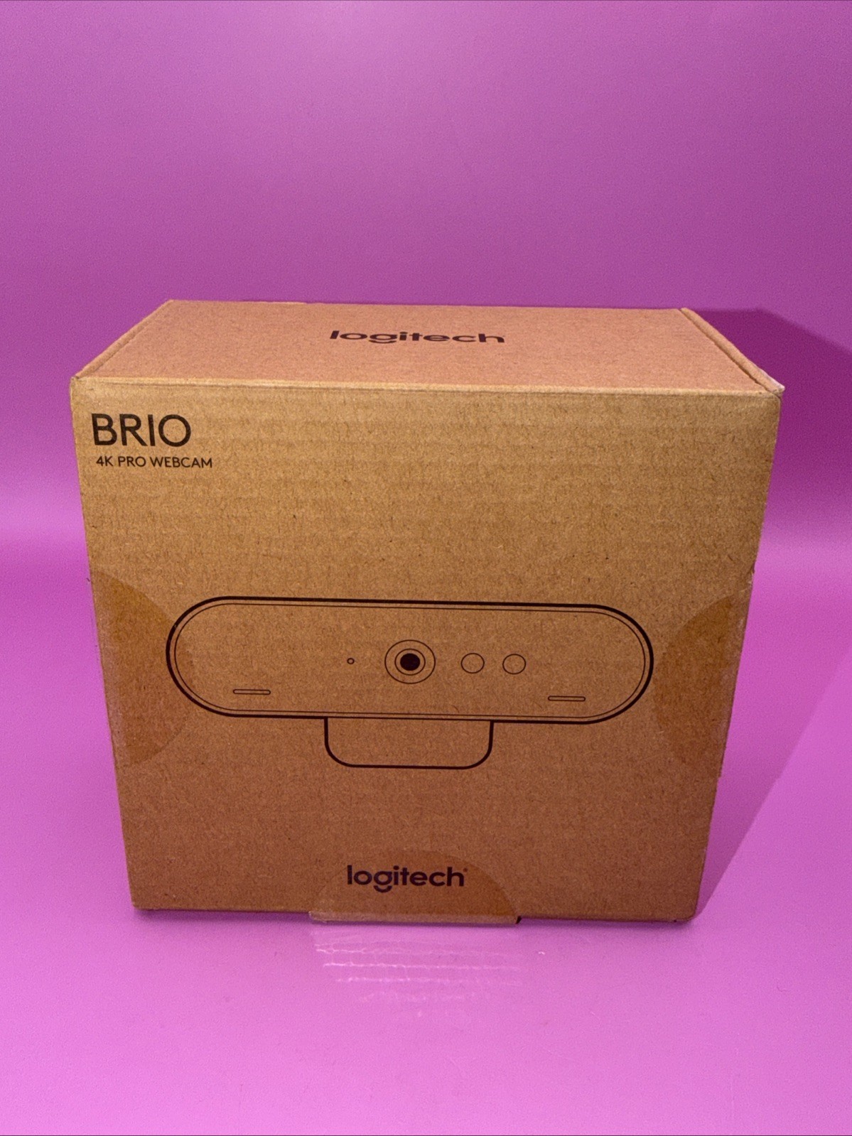 Logitech Brio 4K Pro Webcam V-U0040 Ultra HD Video & HDR Open Box.