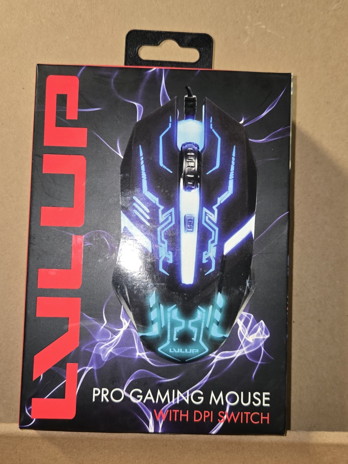 Pro Gaming Mouse RGB Backlight Adjustable DPI Switch Wired USB Brand New - LVLUP