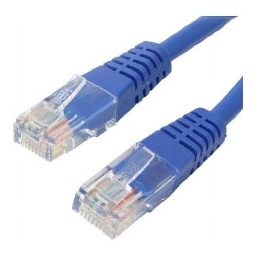 4xem 4XC6PATCH3BL 3FT CAT6 BLUE MOLDED PATCH CABLE