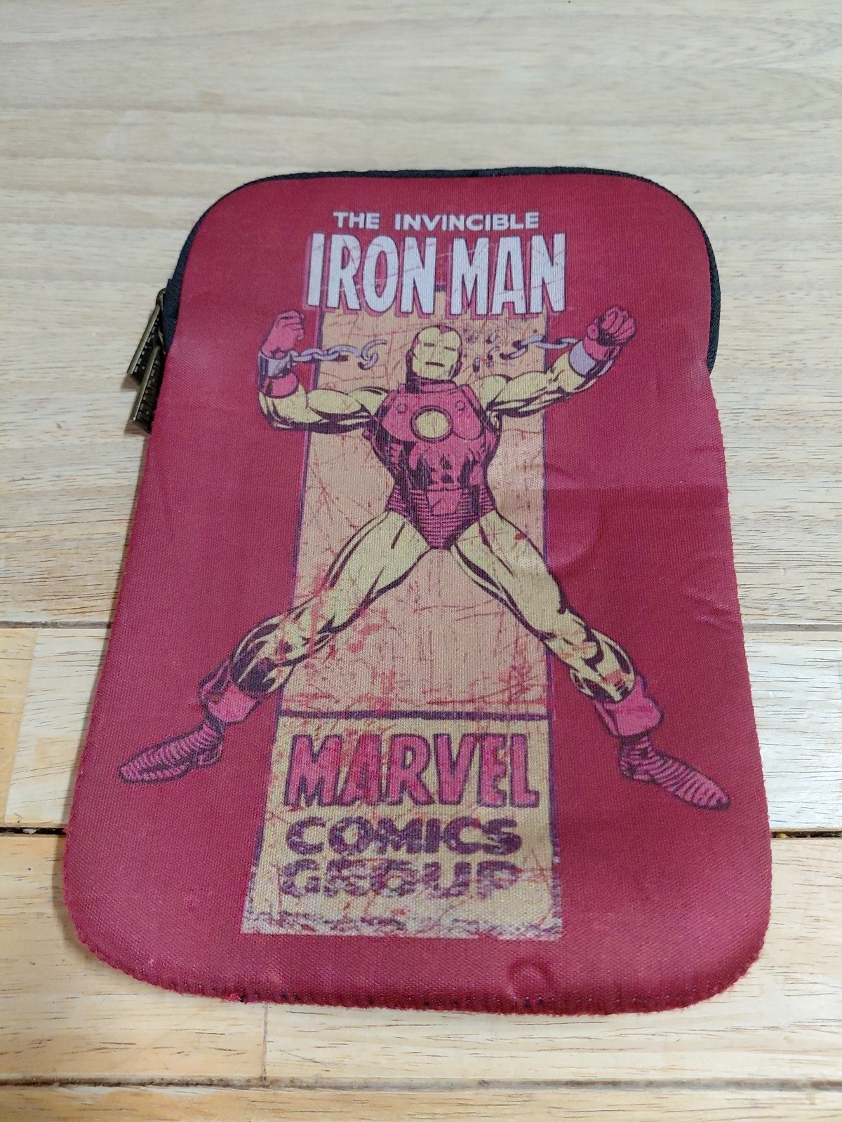 Marvel Iron Man Tablet Sleeve  9" X 6" Red