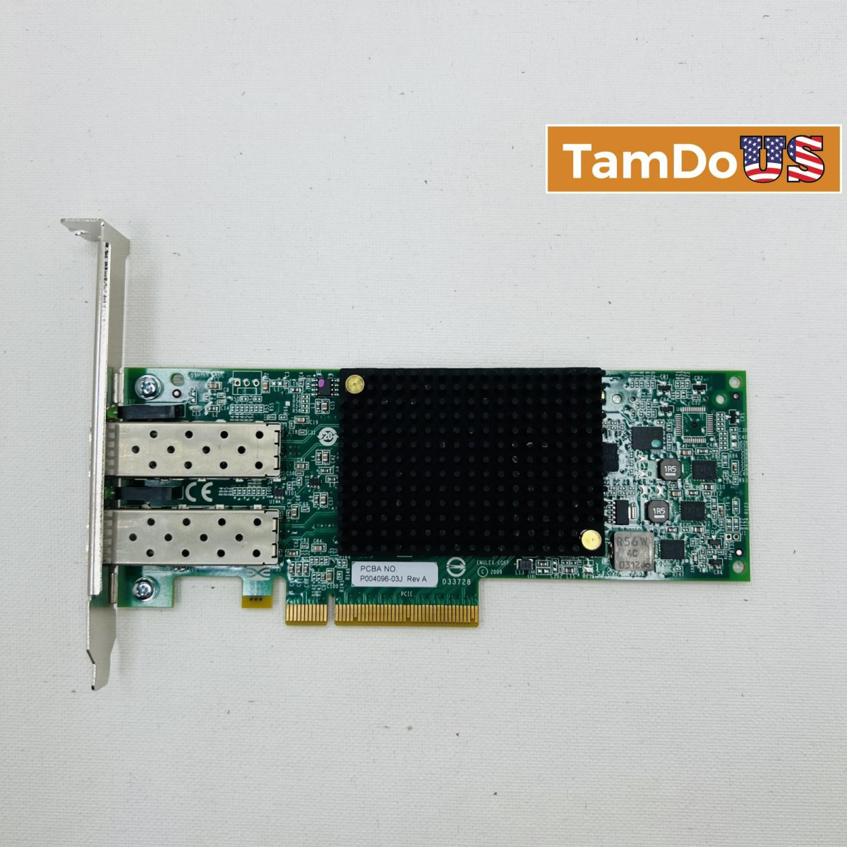 IBM Emulex 8Gb Dual Port Fibre Channel HBA PCIe LPe12002 49Y4252 High Bracket