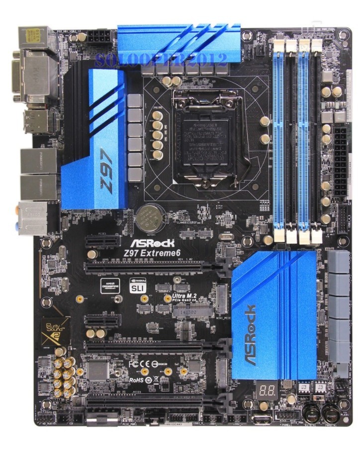 ASRock Z97 Extreme6 LGA-1150 For Intel Z97 M.2 Desktop ATX Motherboard USB 3.0