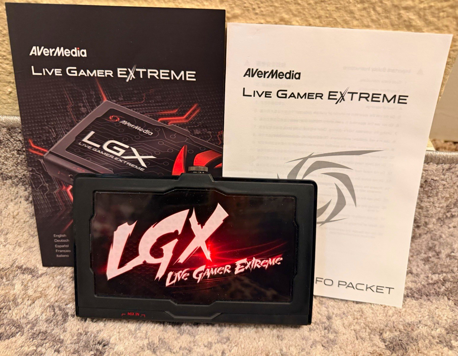 AVerMedia Live Gamer Extreme LGX External Video Capture USB 2.0 HDMI In/Out