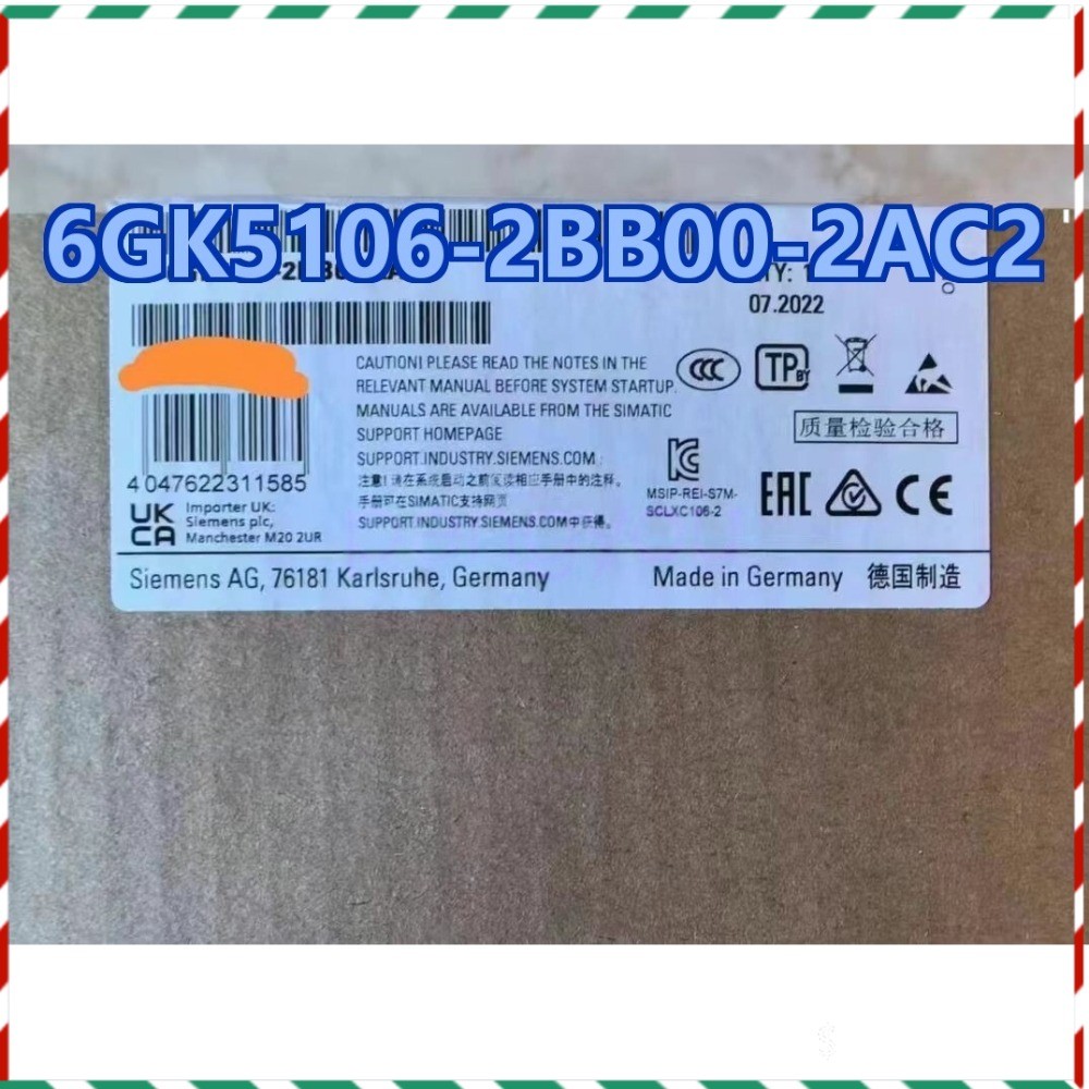 6GK5106-2BB00-2AC2 1X SIEMENS Switch Module Brand New Fedex or DHL New