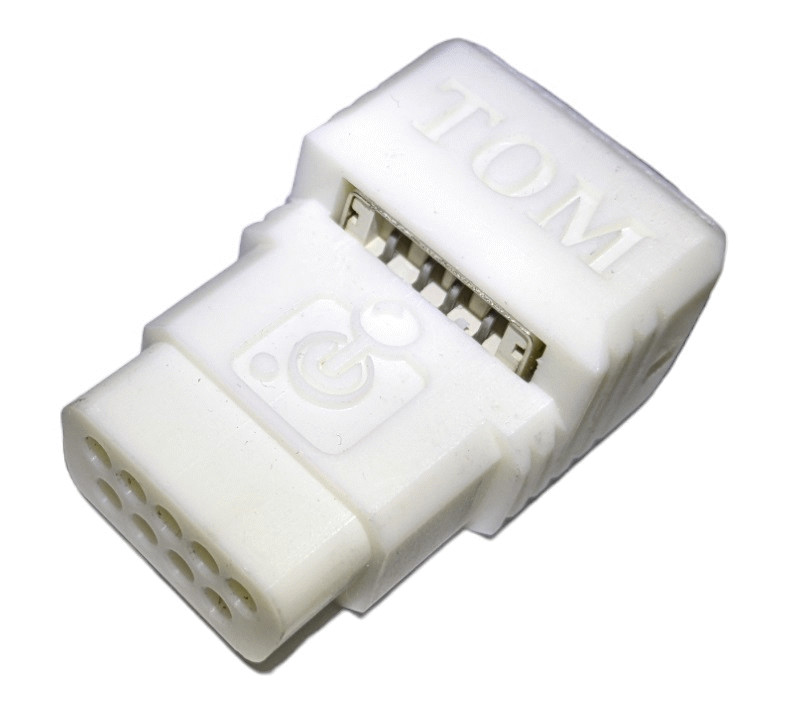 Amiga C64 USB Mouse Adapter Micro Tom DB9 HID for Amiga Atari ST Scroll White
