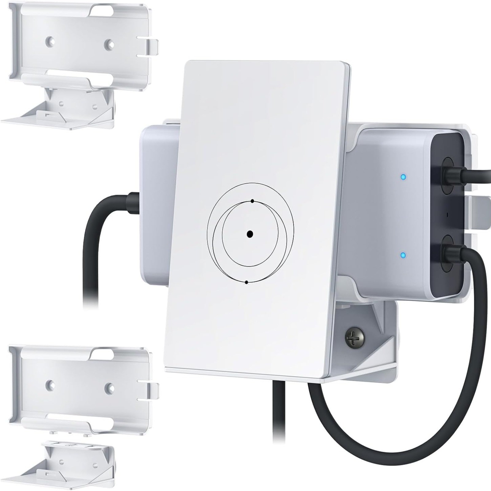 Starlink V5 Wall Mount for Router and Power Supply 2 in 1 Cable Management