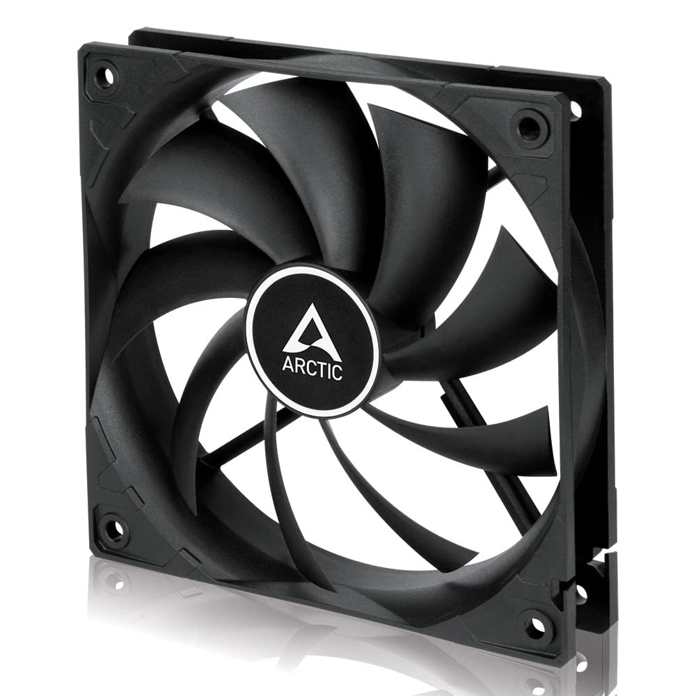 ARCTIC F12 TC 120mm Case Fan Temperature Controlled 1350RPM (Black) ACFAN00199A