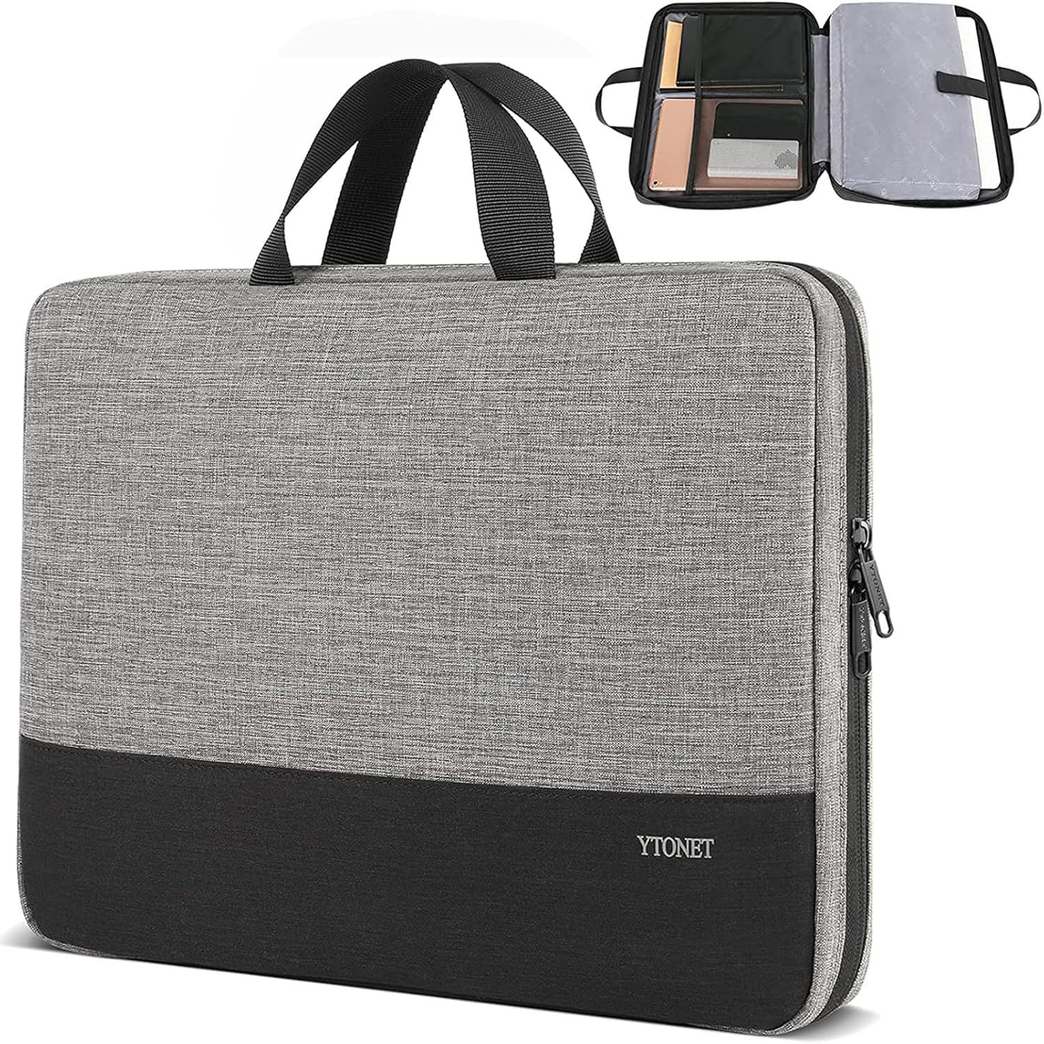 Laptop Case, 15.6 Inch TSA Laptop Sleeve Computer Bag Water Resistant Computer C