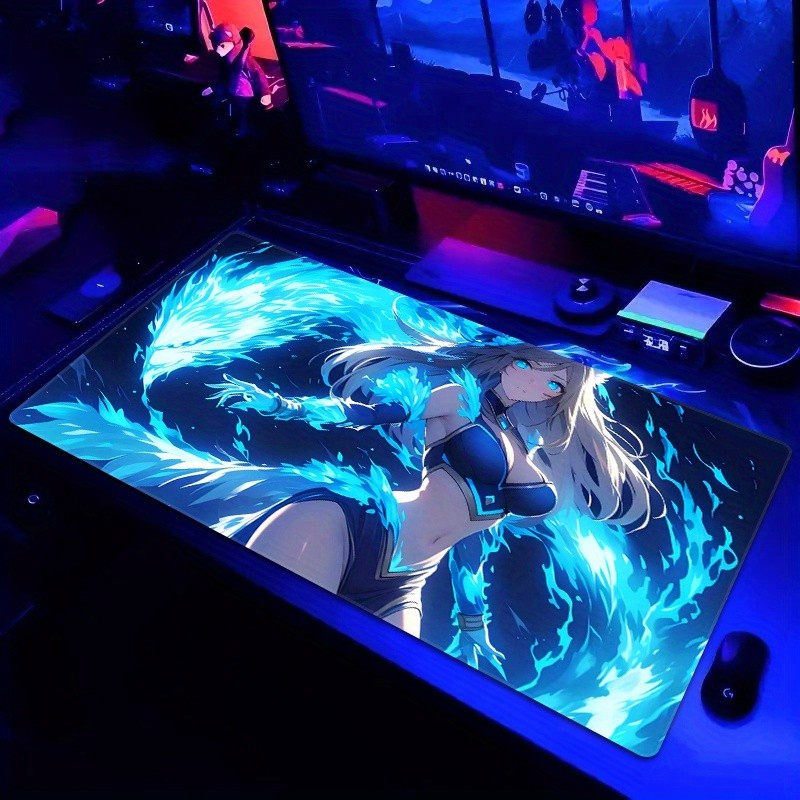 1 Oversized Mouse Pad, High-quality Non-slip Pad, Durable Rubber Material Fine