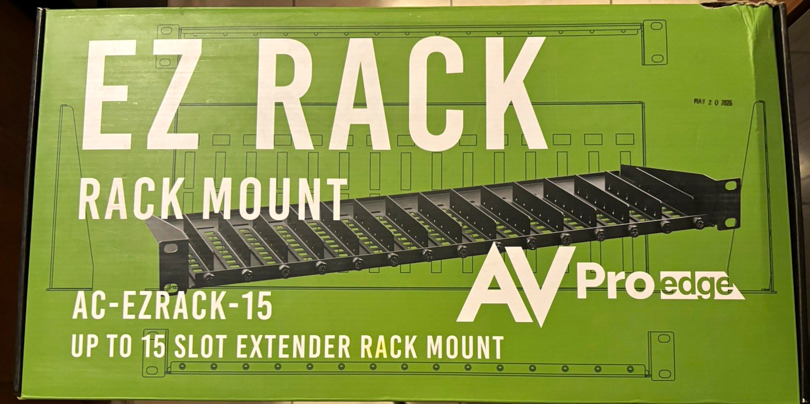 NEW AVPro Edge AC-EZRACK-15 Up To 15 Slot Extender Rack Mount - Open Box