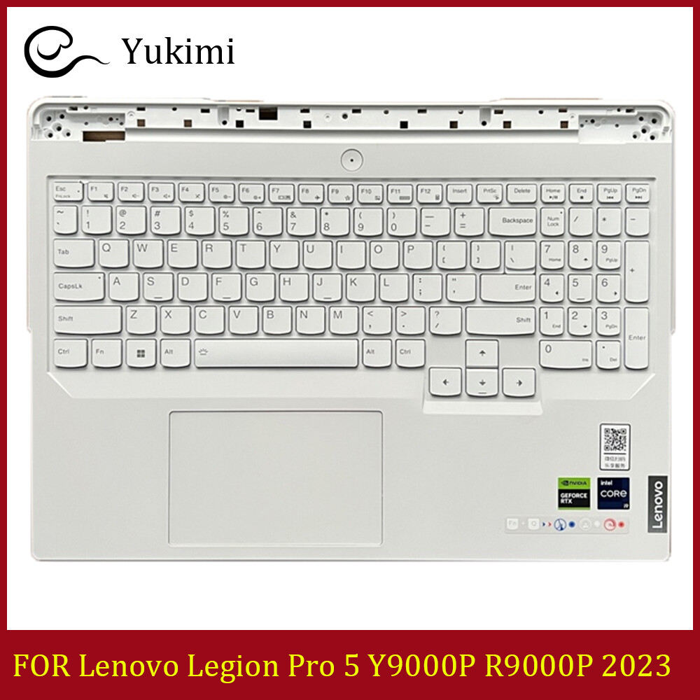 FOR Lenovo Legion Pro 5 Y9000P R9000P 2023 White C Shell Keyboard Touch
