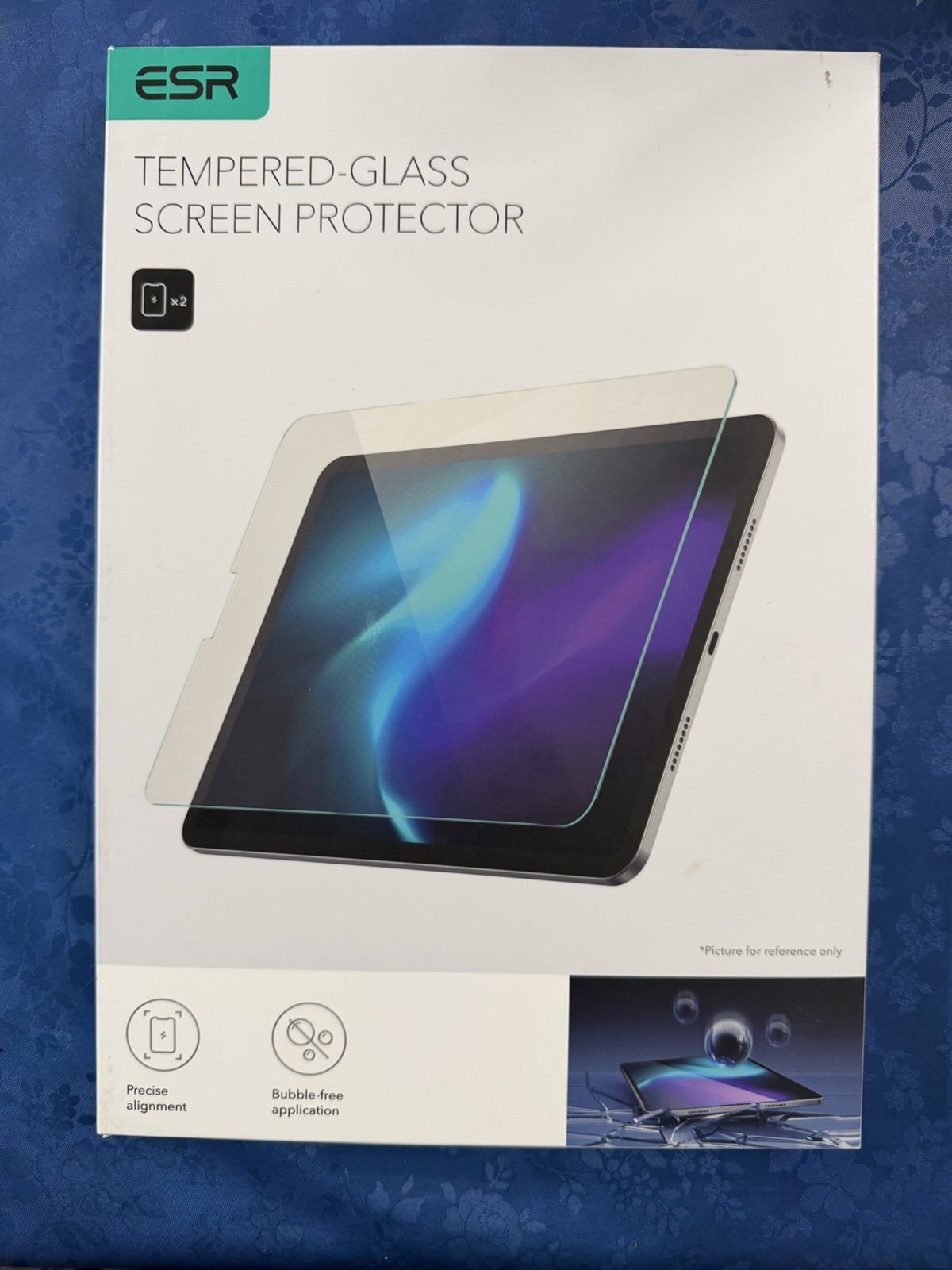 ESR Tempered Glass Screen Protector iPad Installation Tray - 1 Pack Included