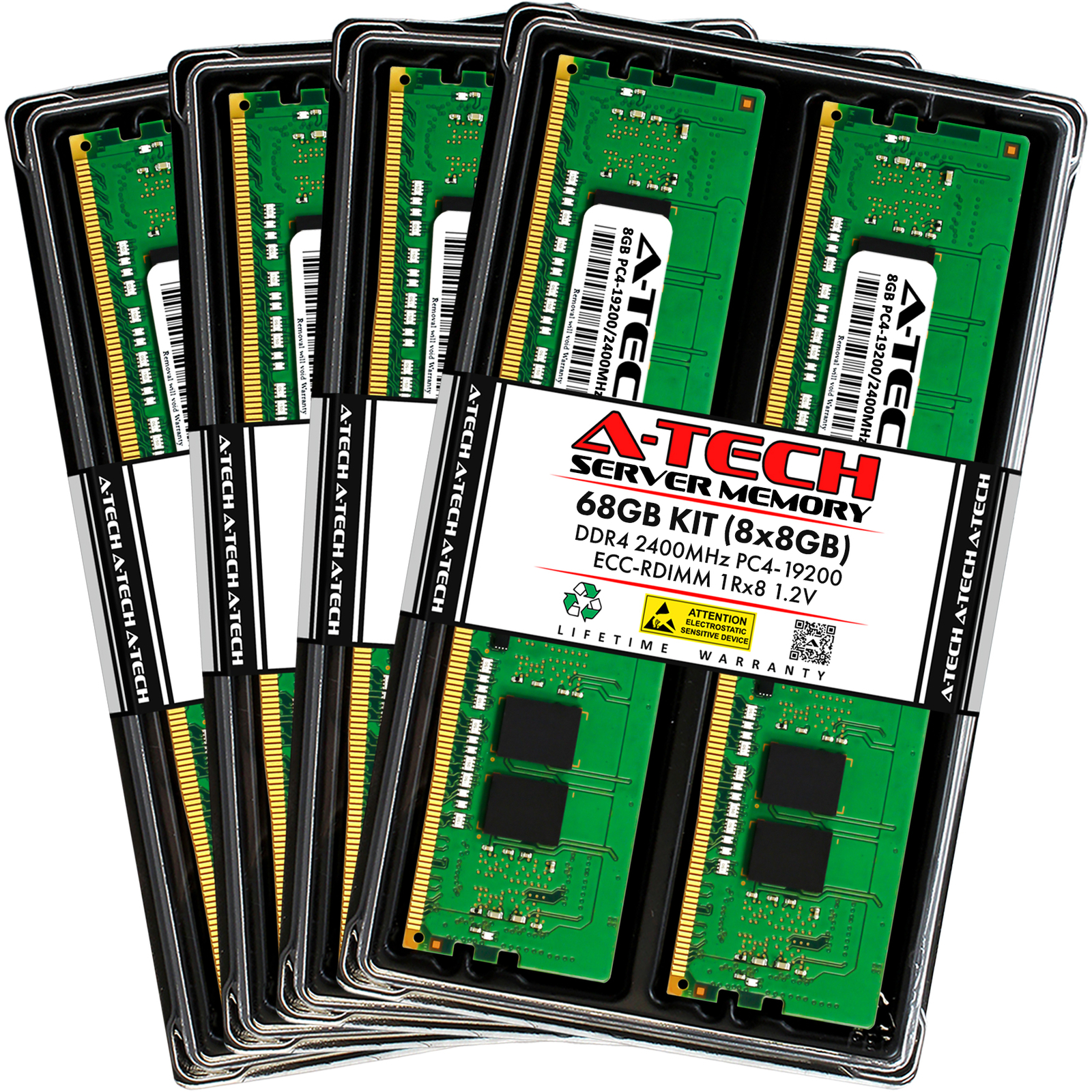 64GB 8x8GB 1Rx8 PC4-2400T-R Cisco UCS C240 M4 C240 M5 C460 M4 C480 M5 Memory RAM