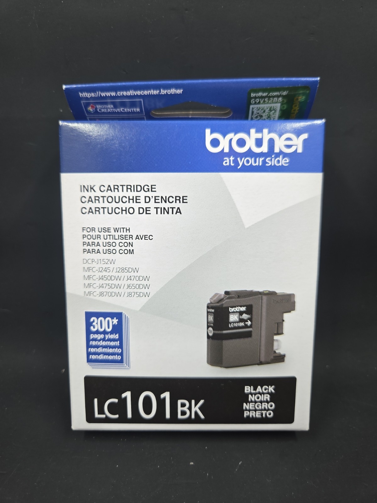 NEW SEALED Genuine Original Brother LC101BK Ink Cartridge Black EXP 01/2023