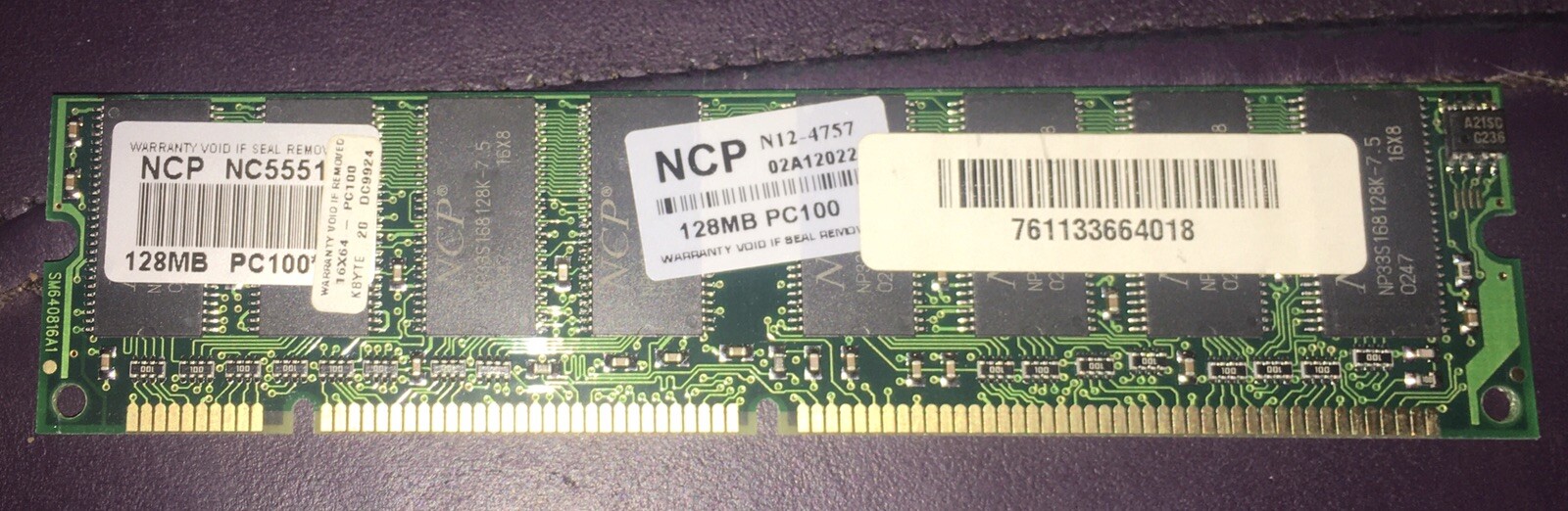 K-Byte 128MB 16x64 SDRAM Memory
