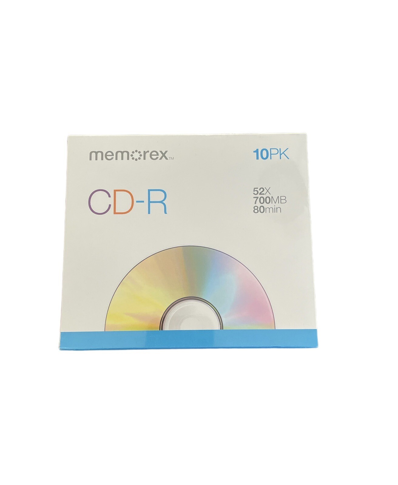 Memorex 10PK CD-R 52X 700MB 80min 10 pack CD-R Discs NEW (A5)