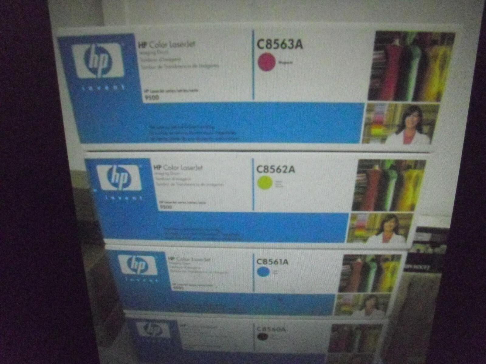 Open box HP 9500 Imaging drum Unit C8561A C8562A C8563A C8560A HP 822A