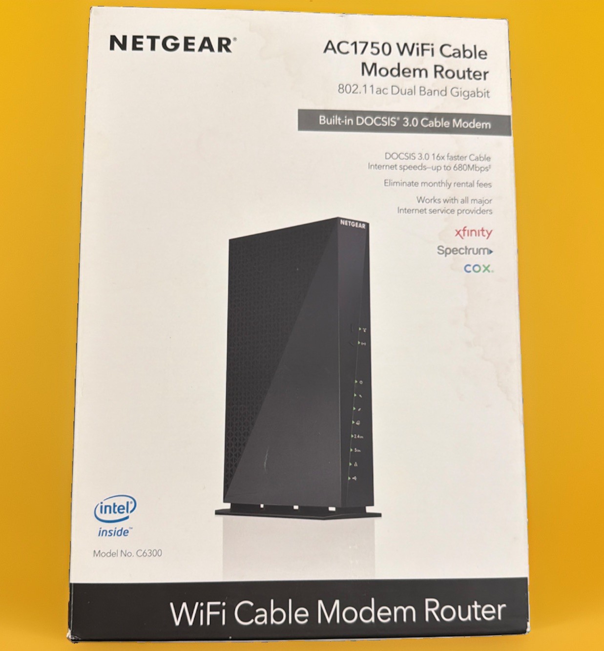 New NETGEAR AC1750 Dual Band WiFi 5 C6300 Smart Wifi Modem Router