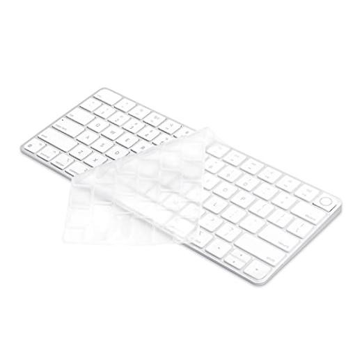 Keyboard Cover Skin for 2024-2021 Apple Magic Keyboard 3 with Touch ID Clear