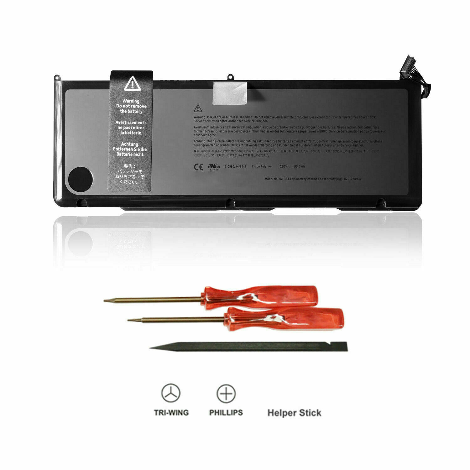 95WH Original Battery A1383 For Apple MacBook Pro 17" inch A1297 2011 MC725LL/A