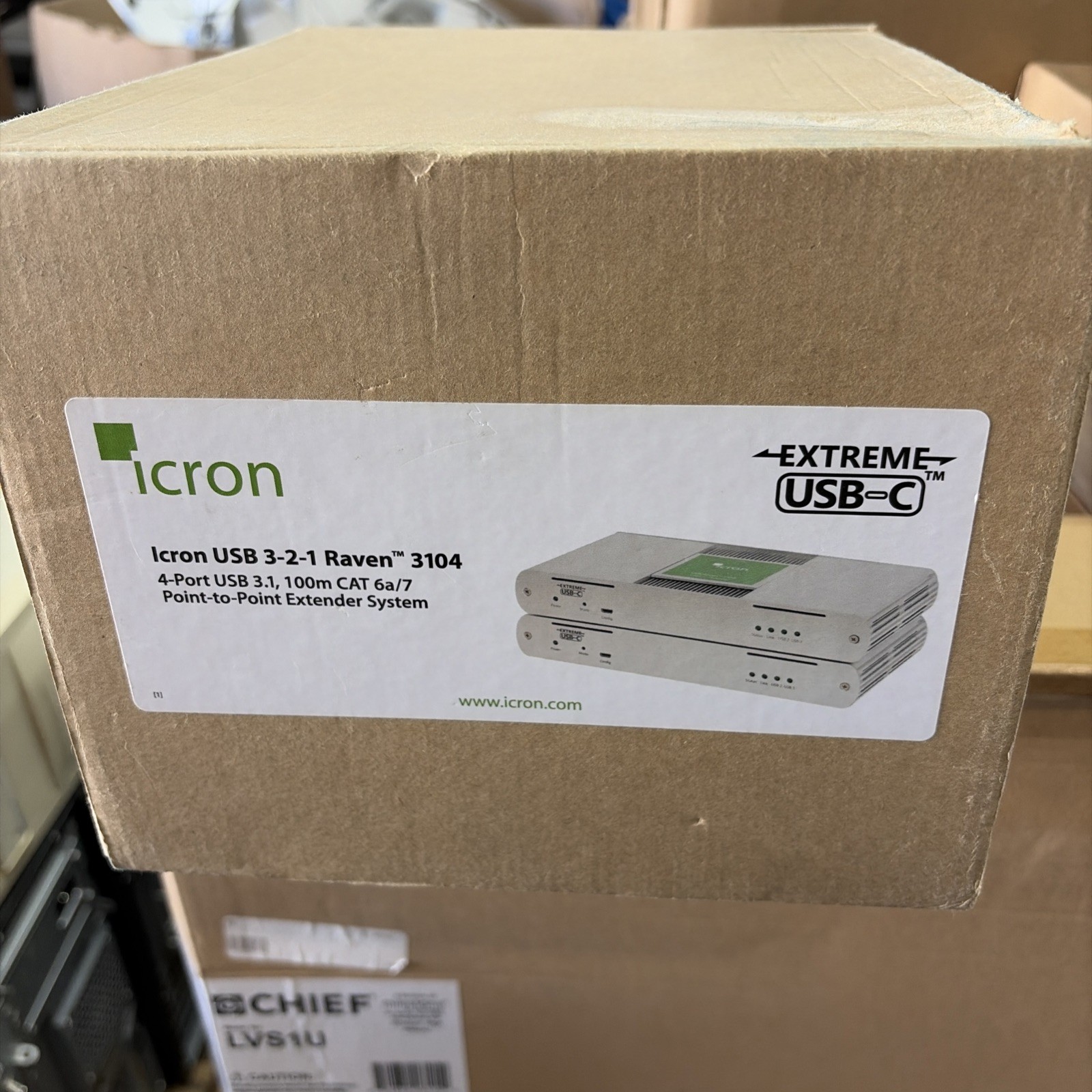 NEW Icron USB 3-2-1 Raven 3104 Multimode Point-to-Point Extender Kit New