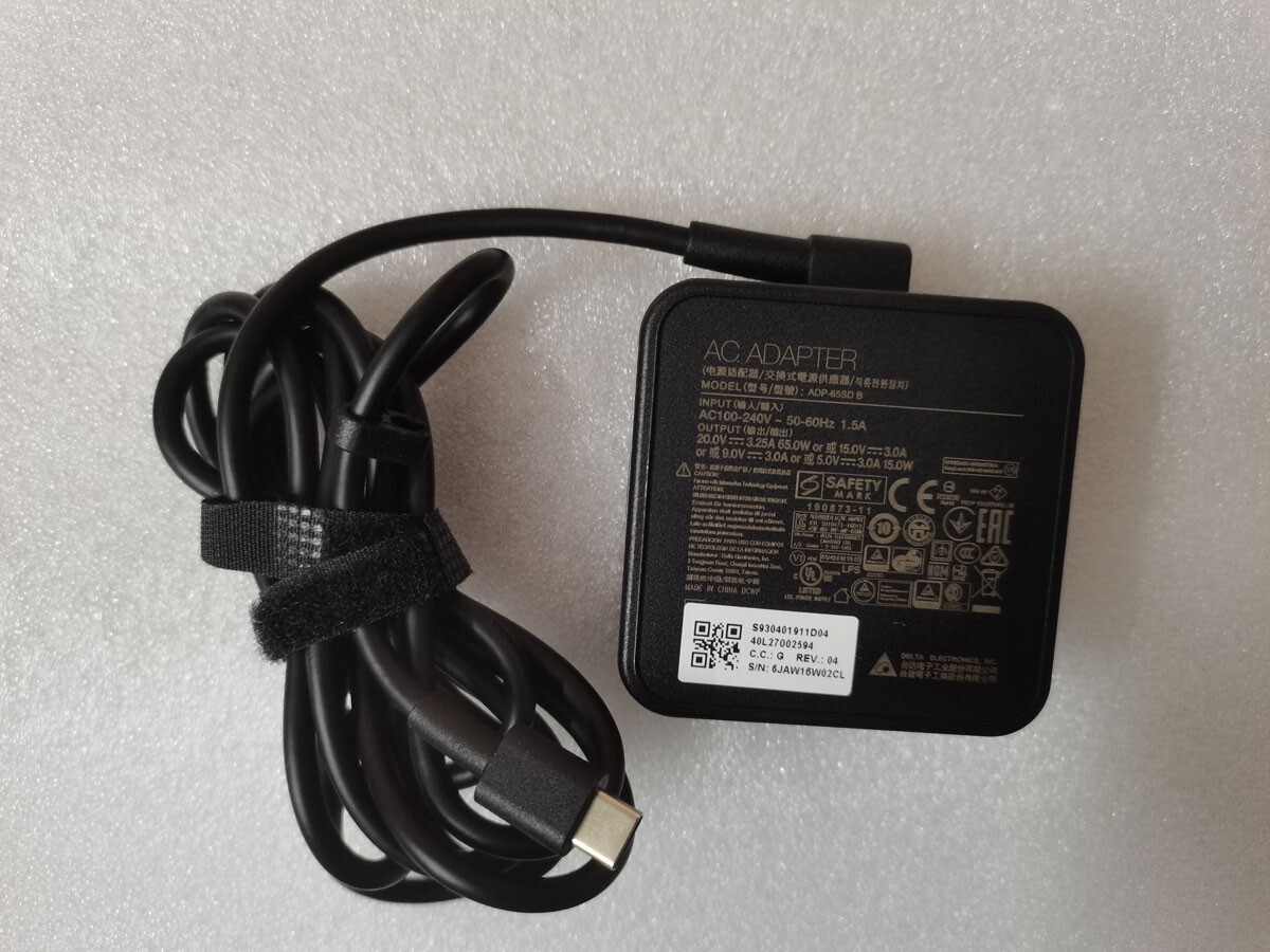 For MSI Prestige 13 AI+ Evo A2VMG OEM Delta/MSI 20V 3.25A USB-C 65W ADP-65SD B
