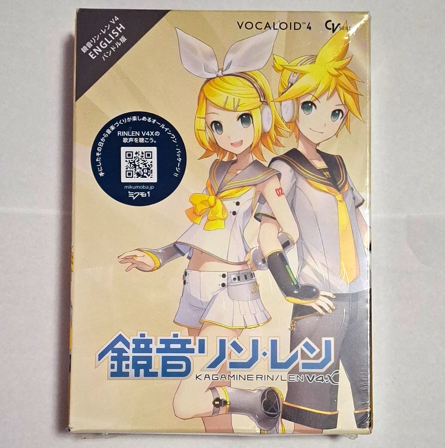 Crypton VOCALOID4 Kagamine Rin/Len V4X English/Japanese DVD Windows/Mac
