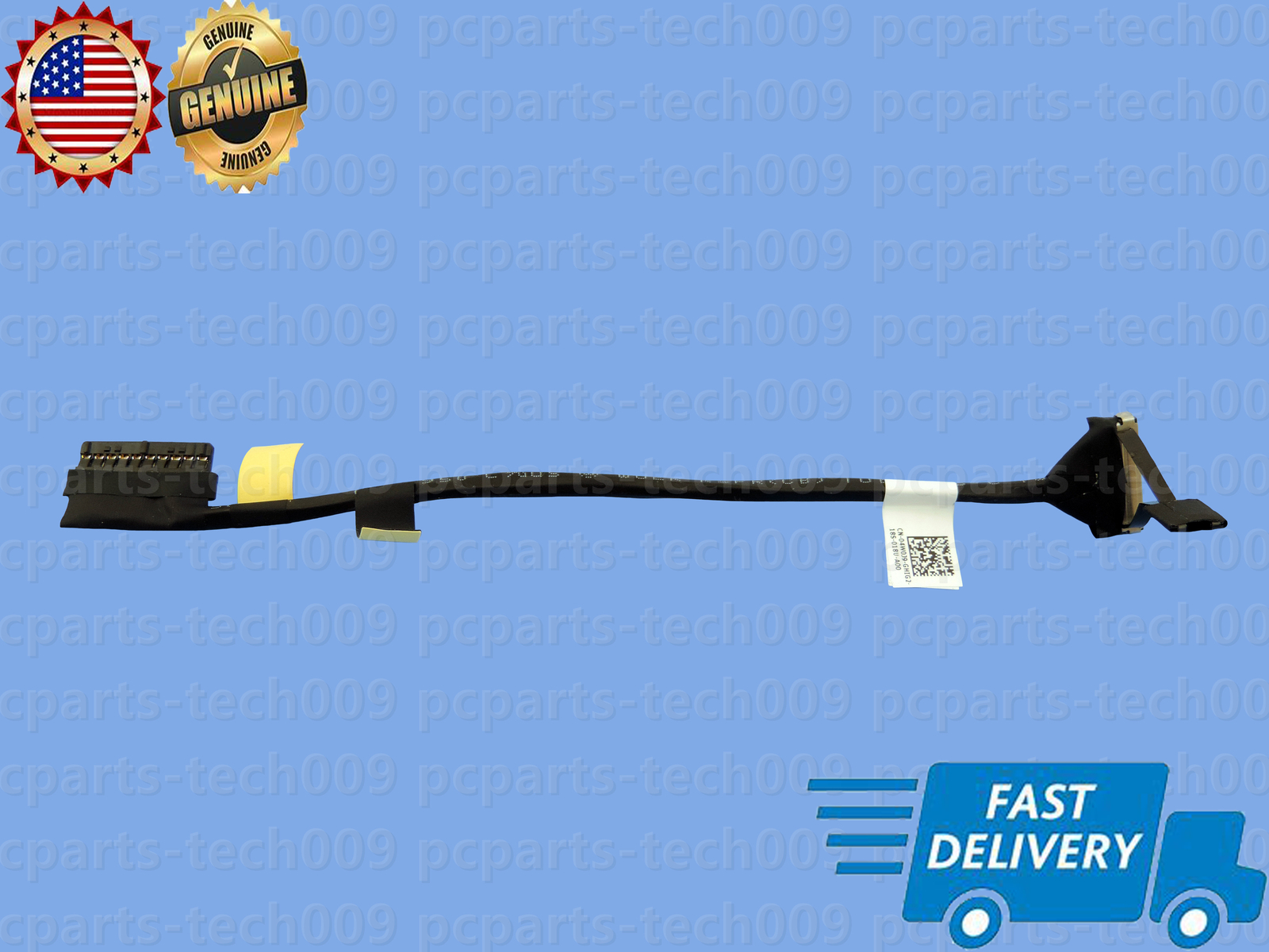 5X Lot Battery Cable Wire For Dell Latitude 7280 7380 04W0J9 4W0J9 Connector