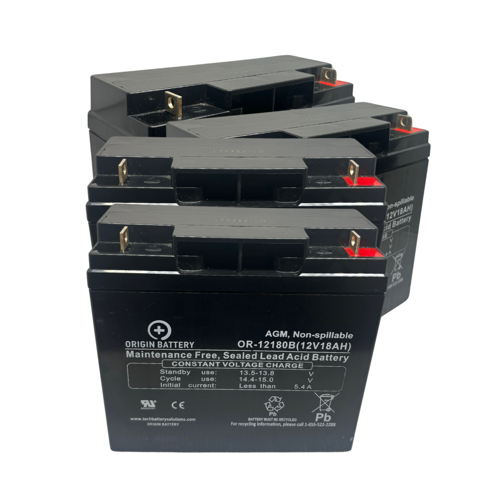 APC SU48XLBP Battery Replacement Kit - 4 Pack 12V 18AH SLA AGM Battery