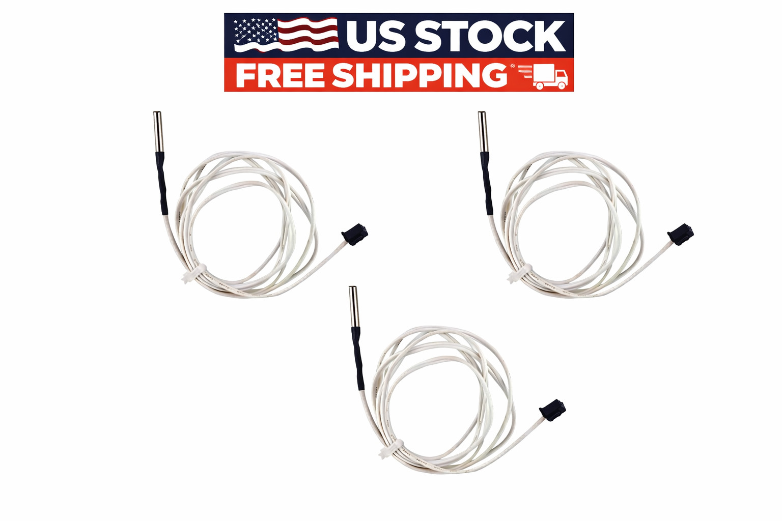 3PCS NTC 100K Thermistor FOR Ender 3 V2 CR-10 V6 Hotend