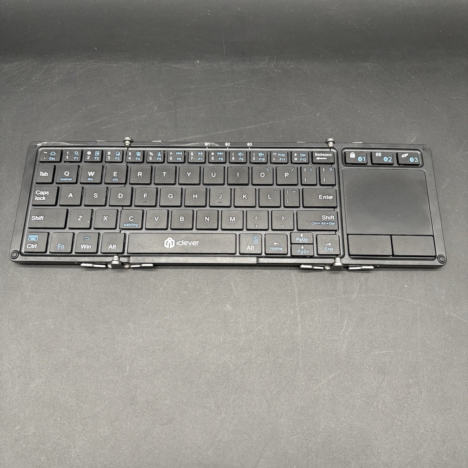 iclever IC-BK08 Tri-folding Wireless Keyboard with Touchpad