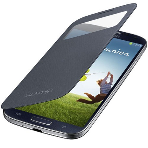 GENUINE SAMSUNG GALAXY S4 S VIEW FLIP COVER CASE ORIGINAL