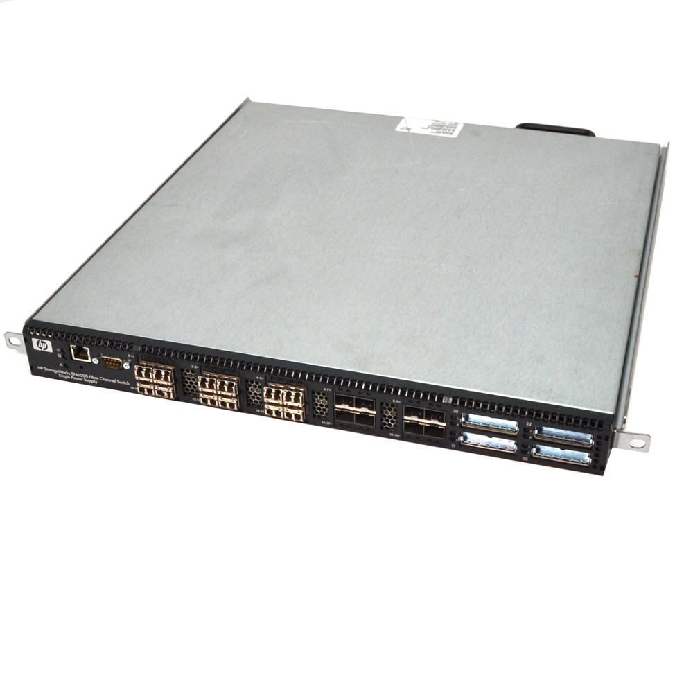 HP StorageWorks SN6000 24-Port Fibre Channel Switch Single Power Supply AW575B