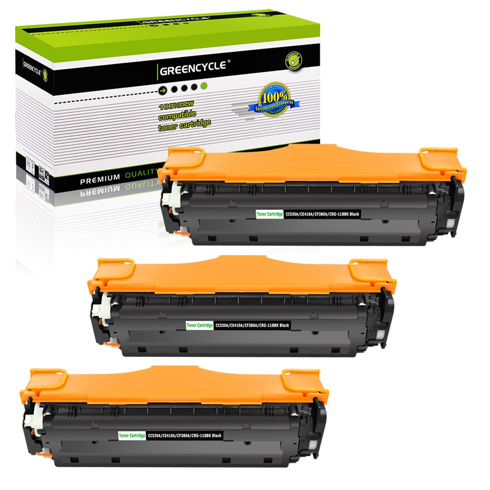 3PK 118 BK Toner Fits for Canon ImageCLASS MF726cdw MF729Cdw MF8330Cdn MF8340Cdn
