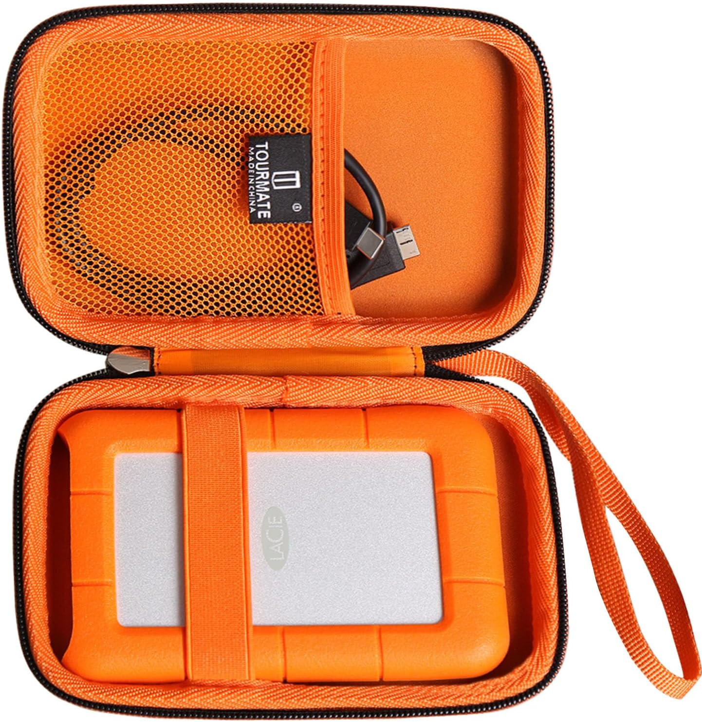 Tourmate Hard Case Compatible for Lacie Rugged Mini 1TB/ 2TB/ 4TB/ 5TB External